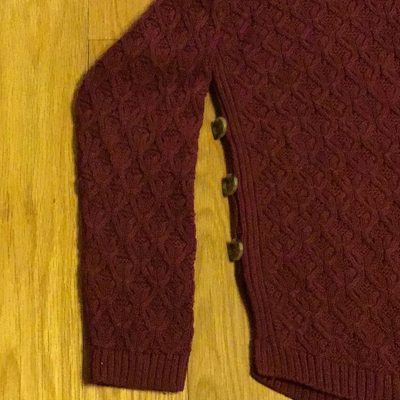 Jeanne Pierre burgundy sweater, large, worn once. - Picture 2 of 7